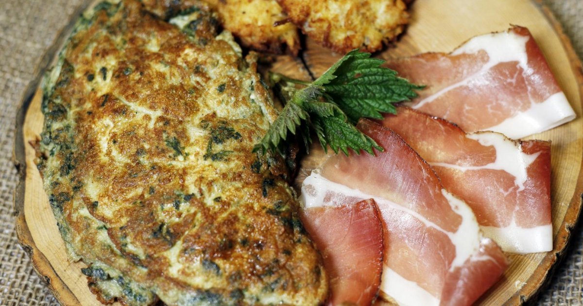 Frittata alle ortiche e Primiero stagionato